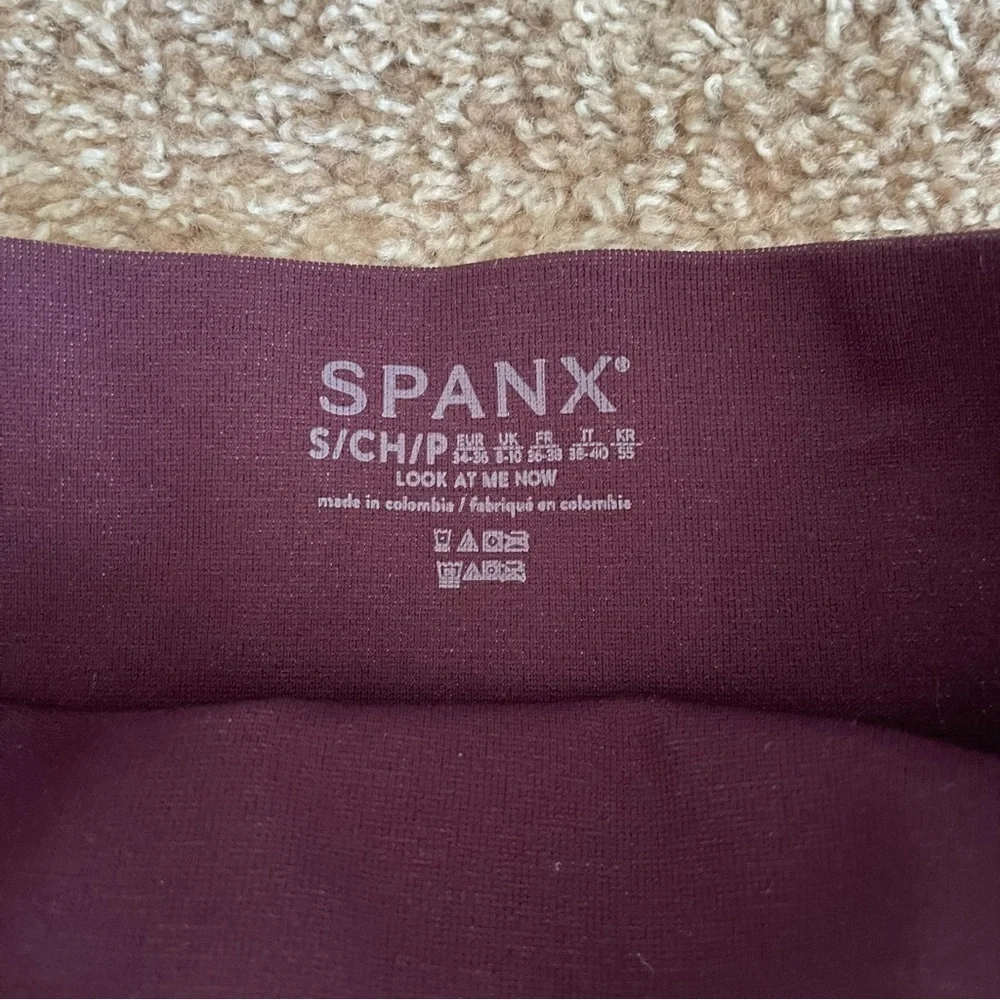 SPANX•Look At Me Now Leggings•Jammy Plum•Size Small - Picture 7 of 7